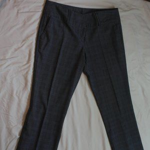 No Boundaries Blue and Black Plaid Junior Pants